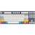 Клавиатура Varmilo APT87 CMYK C-TK Brown Wireless White Led UA (A92A024D3A5A17A007)