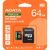 Карта памяти ADATA 64GB microSD class 10 UHS-I U3 V30 A2 Speed Plus (UD64GUI3V30A2SP-RA1), изображение 3
