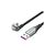Дата кабель USB 2.0 AM to USB-C 1.5m 66W 180° U-Shaped aluminum alloy Vention (COHHG)
