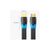 Кабель мультимедийный HDMI M to HDMI M 0.5m V2.0 4K60Hz PVC flat black Vention (AAKBD), изображение 2