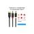 Кабель мультимедійний USB-C M to 2xRCA M 1.5m black Vention (BGDBG), зображення 2