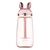 Бутылка для воды Ardesto Bunny 600мл, пластик, рожевий (AR2260BP)