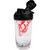 Бутылка для воды Nike TR RECHARGE SHAKER BOTTLE 16 OZ N.101.2242.912.16 чорний, червоний 473 мл (887791793195), изображение 3