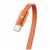 Дата кабель USB-C to USB-C 1.0m 5A 100W ultra-thin orange ColorWay (CW-CBPDCC100-OR), изображение 2