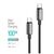 Дата кабель USB-C to USB-C 2.0m 5A 100W zinc alloy braided black ColorWay (CW-CBPDCC099-BK), изображение 4