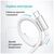 Дата кабель USB 2.0 AM to USB-C 1.0m 3A zinc alloy braided white ColorWay (CW-CBUC098-WT), изображение 10