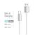 Дата кабель USB 2.0 AM to USB-C 1.0m 3A zinc alloy braided white ColorWay (CW-CBUC098-WT), изображение 4