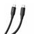 Дата кабель USB-C to USB-C 1.0m 3A 60W TPE embossed black ColorWay (CW-CBPDCC101-BK), изображение 2