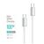 Дата кабель USB-C to USB-C 1.0m 5A 100W zinc alloy braided white ColorWay (CW-CBPDCC098-WT), изображение 4