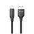 Дата кабель USB 2.0 AM to Lightning 1.0m 3A TPE embossed black ColorWay (CW-CBUL101-BK), изображение 3