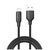 Дата кабель USB 2.0 AM to Lightning 1.0m 3A TPE embossed black ColorWay (CW-CBUL101-BK)