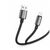 Дата кабель USB 2.0 AM to Lightning 1.0m 3A zinc alloy braided black ColorWay (CW-CBUL098-BK), изображение 2