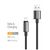 Дата кабель USB 2.0 AM to Lightning 2.0m 3A zinc alloy braided black ColorWay (CW-CBUL099-BK), изображение 4