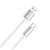 Дата кабель USB 2.0 AM to USB-C 2.0m 3A zinc alloy braided white ColorWay (CW-CBUC099-WT), изображение 2