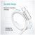 Дата кабель USB 2.0 AM to USB-C 2.0m 3A zinc alloy braided white ColorWay (CW-CBUC099-WT), изображение 9