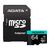 Карта пам'яті ADATA 64GB microSD class 10 UHS-I U3 V30 A2 Premier Pro SD 6.0 (AUSDX64GUI3V30SA2-RA1)