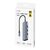 Концентратор Cudy USB-C 6-in-1 1xHDMI 4K + 1xUSB-C + 1xUSB 3.0 5Gbps + 2xUSB 2.0 (UH606), изображение 2