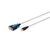 Кабель для передачи данных Digitus USB to COM M 1.8m RS232 FTDI black (DA-70170)