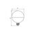 Лампочка Eurolamp LED G95 15W E27 4000K 220V (LED-G95-15274(P)), изображение 3
