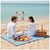 Туристический коврик Soft Me Picnic синій/чорний (70030105-03), изображение 9