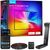 Світлодіодна стрічка Govee Набір H6097 TV Backlight 3 Lite 40-50'', RGBICW, WI-FI/Bluetooth, чорний (H60973D1), зображення 10