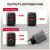 Зарядное устройство AXAGON 1xUSB-C PD67W + 1xUSB QC4+ PPS display gray (ACU-PQ67D), изображение 8