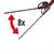 Кусторез Einhell GP-HH 18/50 Li T BL-Solo, телескопический, 18V, 500mm (без АКБ и ЗУ) (3410972), изображение 3