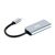 Концентратор 2E USB-C 4-in-1 1xUSB 3.0 + 1xUSB-C PD + HDMI 0.14m gray (2E-W2680), изображение 2