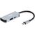 Концентратор 2E USB-C 4-in-1 1xUSB 3.0 + 1xUSB-C PD + HDMI 0.14m gray (2E-W2680)