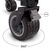 Коляска Kinderkraft Rollster Mystic складная туристическая тележка Black (KSROLL00BLK0000) (5902533928736), изображение 3