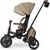 Дитячий велосипед QPlay Comfo Max складаний триколісний Brown (T70 ComfoMaxBrown), зображення 2