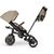 Дитячий велосипед QPlay Comfo Max складаний триколісний Brown (T70 ComfoMaxBrown), зображення 5