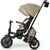 Дитячий велосипед QPlay Comfo Max складаний триколісний Brown (T70 ComfoMaxBrown), зображення 8