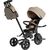Дитячий велосипед QPlay Comfo Max складаний триколісний Brown (T70 ComfoMaxBrown), зображення 9