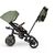 Дитячий велосипед QPlay Comfo Max складаний триколісний Green (T70 ComfoMaxGreen), зображення 5