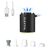 Насос для надувной мебели Flextail Tiny Pump Х, чорний із вакуумними пакетами 2 шт (50х70) (6975755966335), изображение 5