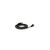 Патч-корд 1.5м UTP cat.7, CU, RJ45, плоский, black Weepda (PCMF-CU7/1.5Bk)