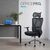 Офісне крісло OfficePro Aero OC490B Black (OC490B), зображення 7