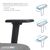 Офісне крісло OfficePro Fusion OC577G Gray (OC577G), зображення 12