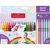 Фломастеры Faber-Castell Единорог 18 цветов + 6 пастельных металликов + наклейки в картонной коробке (32633)