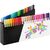Фломастеры Faber-Castell кисточки Black Edition, 50 цветов (33038), изображение 2