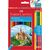 Карандаши цветные Faber-Castell Замок, двокольоров, 36 кольорів + стругачка (30455)