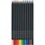 Карандаши цветные Faber-Castell Black Edition colour pencil, тригранні, чорне дерево, 12 кольорів (116412) (31214), изображение 3