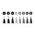 Лайнер Faber-Castell набір капілярних ручок Pitt Artist Pens Manga Basic Set 8 шт. (сірі відтінки + чорний) (23899), зображення 3