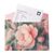 Папка - конверт Buromax А4 на кнопке, PEONY ARABESKI, полупрозрачная, розовая (BM.3943-10), изображение 2