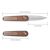 Нож SRM Twin, Brown Micarta, Stonewash (251MB-MN), изображение 2
