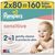 Дитячі вологі серветки Pampers Sensitive 2 x 80 шт(160 шт) (8006530135252), зображення 2