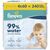 Детские влажные салфетки Pampers 99 Water, 240 шт (8006530116305), изображение 2