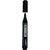 Маркер Buromax Permanent JOBMAX, round tip, black 2-4 мм (BM.8703-01)