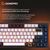 Клавіатура GamePro MK160 V2 Warden QLAB Sakura Linear RGB USB UA Black (MK160-V2-B-QS), зображення 20